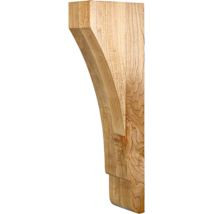 CORZ-3WO - 3in W x 6in D x 18in H Minimalist Corbel White Oak - Hardware Resources