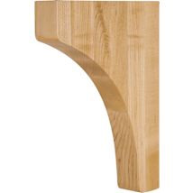 CORZ-5-WO - 1-3/4" W x 8" D x 11" H Minimalist Corbel White Oak - Hardware Resources