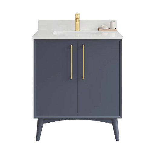 VKITDAS30BSWQR1 - Dashwood 30-inch Vanity Task Lighting Kit Brushed Satin White Quick Release - Jeffrey Alexander