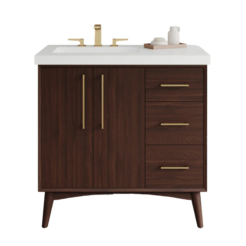 VKITDAS36DWRER - 36" Dashwood Vanity Left Offset with Extra Drawers - Jeffrey Alexander