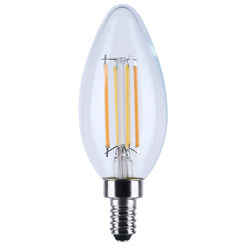 S12157 - 4.5W LED B11 Candelabra Bulb 3000K-2000K Warm Dimming - Satco