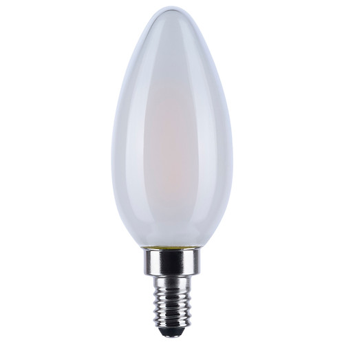 S12158 - 4.5W LED B11 Warm Dimming 3000K-2000K Candelabra E12 Frost - Satco/Nuvo