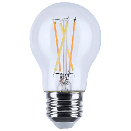 S12163 - 4.5W LED A15 Bulb 3000K-2000K Warm Dimming E26 Medium Base Clear - Satco