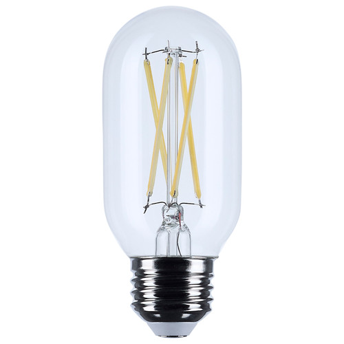 S12534 - 5.5W T14 LED Bulb Medium E26 Base Clear 3000K 500 Lumens Dimmable - Satco/Nuvo