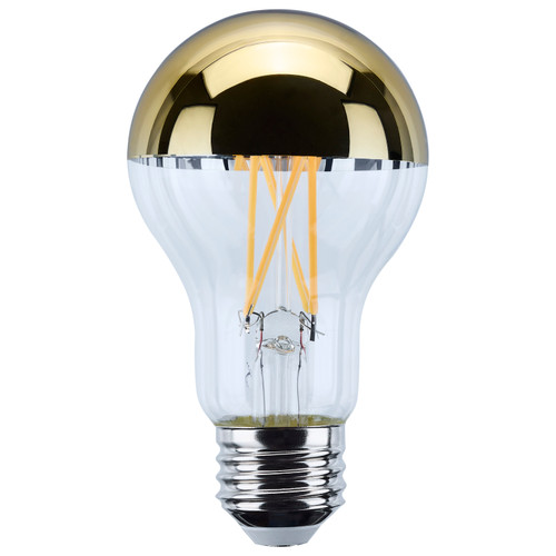 S12538 - 8W A19 LED Medium E26 Base 2700K Gold Crown 60W Equivalent - Satco/Nuvo