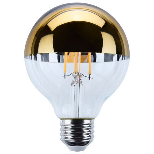 S12542 - 5.5W G25 LED Globe Bulb 2700K Gold Crown 500 Lumens 60W Equivalent - Satco/Nuvo