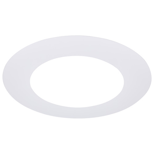 S13543 - 10-Inch Flat Goof Ring Round 14.5 OD x 9.25 ID White Finish - Satco/Nuvo