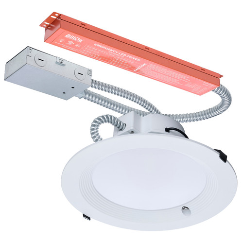 S21607 - 38W Field Selectable 10-Inch LED Commercial Downlight 5CCT Dual Dimming Emergency Backup - Satco/Nuvo