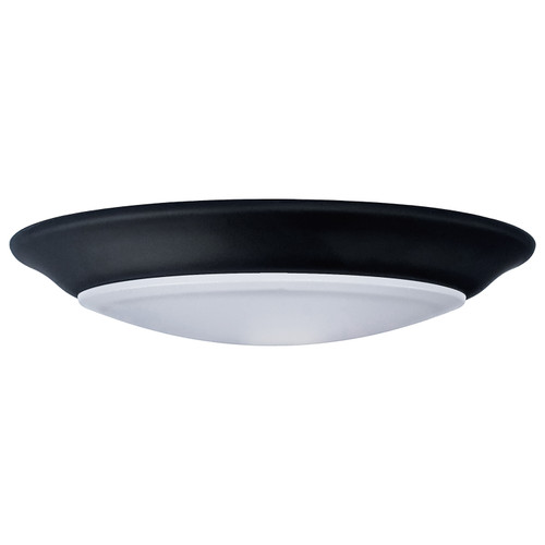 62-1804R1 - 7 Inch LED Disk Light 9.5W 780 Lumens 27K/3K/35K/4K/5K CCT Selectable Black Finish - Satco/Nuvo