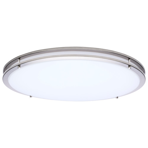 62-1878 - 24 Inch LED Flush Mount 39W 2700K-5000K CCT Selectable 90+ CRI Dimmable - Satco/Nuvo