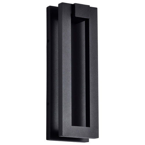 62-2301 - 32W 15 Inch LED Outdoor Wall Sconce 3000K 360 Lumens Sand Black - Satco/Nuvo