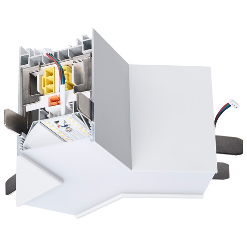 65-1186 - Y-Connector for LED Linear System White Finish - Satco/Nuvo