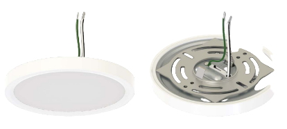 KT-SMLED18-9RA-9CSF-FDIM - 9" Round LED Surface Mount Downlight 18W 2700-5000K TRIAC Dimming - Keystone Technologies