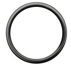 KT-SMLED-9RA-MB-TRIM - Matte Black Clip-On Trim for 9" Series A Round LED Surface Mount Downlight - Keystone Technologies