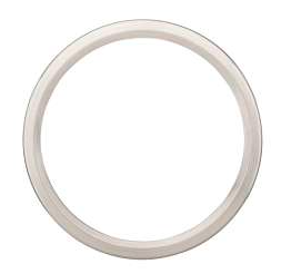 KT-SMLED-7RA-BN-TRIM - 7in Brushed Nickel Clip-On Trim for Series A Round LED Surface Mount Downlight - Keystone Technologies