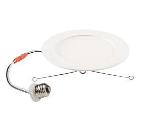 KT-WDLED15-F6A-9CSF-FDIM - Fire Rated 6in Circular LED Slim Wafer Downlight 15W 2700K-5000K 90CRI Phase Dimming Remote Driver - Keystone Technologies