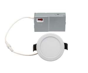 KT-WDLED15-F6B-9CSF-FDIM - 6 Inch Fire Rated LED Recessed Wafer Downlight 15W 2700K-5000K Color Select 90CRI Phase Dimming - Keystone Technologies