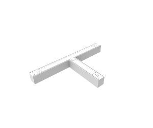 KT-LALED37PS-TA-8CSF-VDIM-S - Keystone Linta LED Linear Architectural T Connector 23-37W 4625 Lumens Selectable CCT Silver