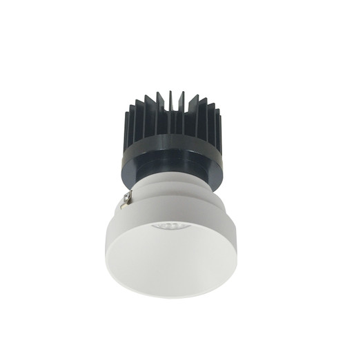 NIO-4RTLNDCCDXMPW/HL - 4" Iolite LED Round Trimless Downlight 1500-2500lm Comfort Dim Matte Powder White - Nora Lighting