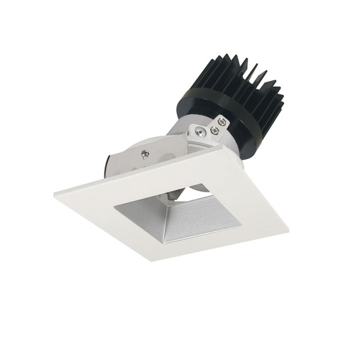 NIO-4SDSQCDXHZMPW/HL - 4" Iolite LED Square Adjustable Reflector 1500lm/2000lm Comfort Dim Haze Reflector Matte Powder White - Nora Lighting