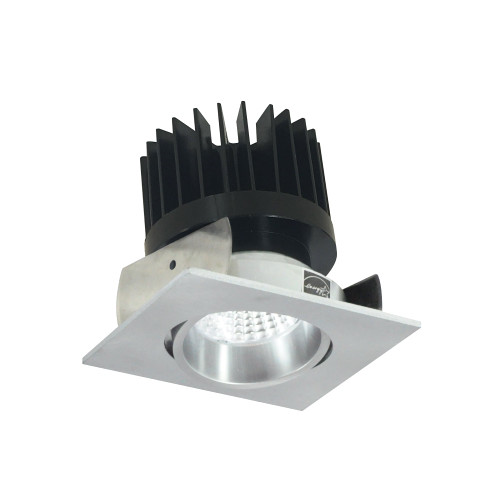 NIOB-2SCCDXNN/HL - 2" Iolite LED Square Adjustable Cone Reflector 1500lm Comfort Dim 2000K Natural Metal - Nora Lighting