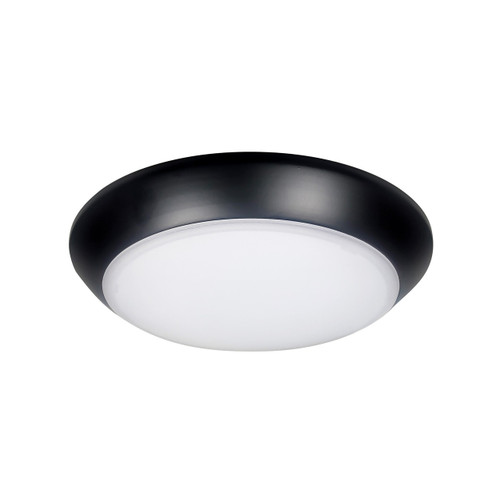 NLOPAC-R8T2450B - 8" AC Opal LED Surface Mount 2150lm 30W 5000K Black - Nora Lighting