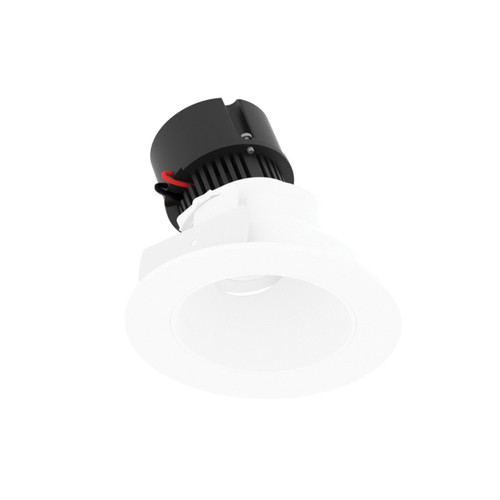 NPRLV-4RSLACDXMPW - 4" Low Voltage LED Round Adjustable Slot Retrofit 650lm 11W Comfort Dim Matte Powder White - Nora Lighting