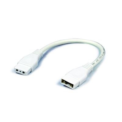 NUA-606W - 6" Jumper Cable for NUD-68 Bravo Frost White Finish - Nora Lighting