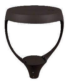 POSTTOP1A/S060UNHD7SC2/T3/GR - 40/50/60W Selectable LED Post Top Light Fixture Type III Gray - Sylvania