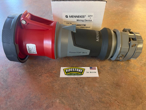 460C7W - 60A 480V 3P4W IEC60309 Watertight Pin & Sleeve Connector - Southwire