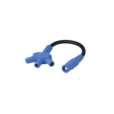 CA3FST-D - CLS Assembled Adapters Soft 3Fer M-F-F-F 400A 600V Blue - Southwire