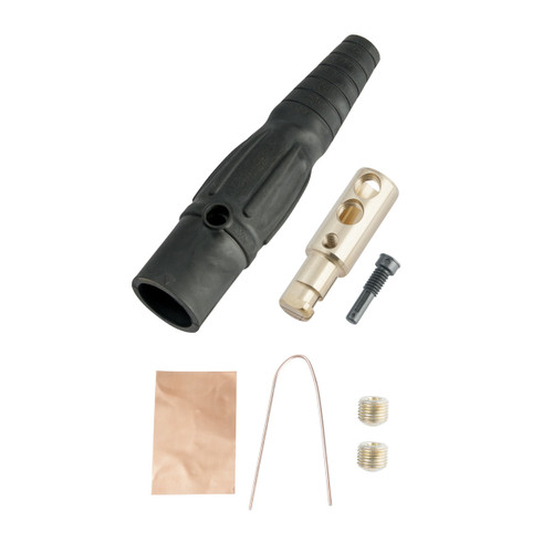 CL40MBK - 2/0-4/0 Black Male Cam-Style Plug 600V 400A 1P1W - Southwire