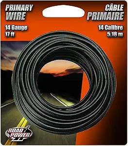 55667133 - 17 ft 14 AWG Stranded Black GPT Primary Wire - Southwire