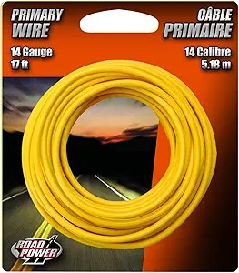 55670833 - 17 ft 14 Gauge Stranded Primary Wire Yellow - Southwire