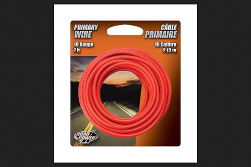 55672133 - 7 Ft 10 Gauge Stranded Primary Wire Red - Southwire