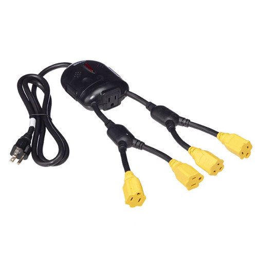 4921 - 5 Outlet Power Squid 4 ft Cord 15A Black - Southwire