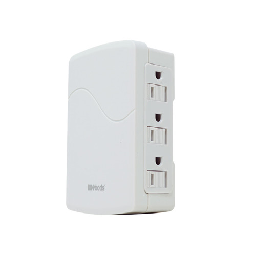 41261 - 6 Outlet Side Entry Wall Tap 15A 1875W with Phone Cradle - Southwire