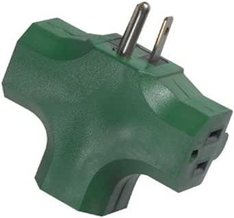 794GB - 3 Outlet Plug Adapter Green - Southwire