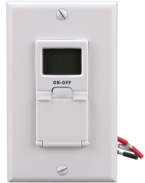 59018WD - In-Wall 7-Day Digital Timer Switch 15A 125V White - Southwire