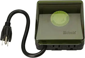 50012WD - Outdoor 24HR Mechanical Timer 3/4 HP 15A 2 Outlets - Southwire