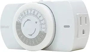 50103WD - Indoor 24-Hour Heavy Duty Mechanical Timer 1 Grounded Outlet - Southwire