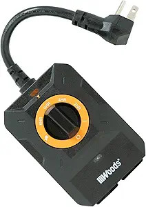 50122WD - Outdoor 24-Hour Light Sensor Timer 15A 125V 2 Grounded Outlets - Southwire