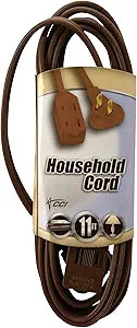94098907 - Cube Tap 16/2 11' Brown Flat Extension Cord 13A - Southwire