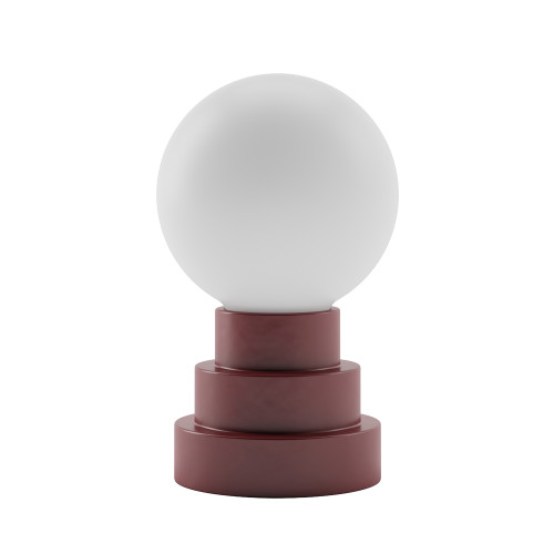 GLOBE Rechargeable Cordless LED Table Lamp, 3-Levels Brightness Touch Sensor Control, Oxblood