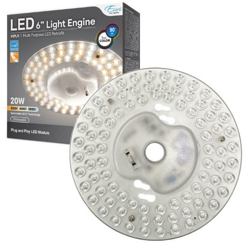 EMP-2000cec-20 - 20W Dimmable 3CCT Selectable LED Light Engine 1800 Lumens 90+ CRI Damp Rated - Euri Lighting