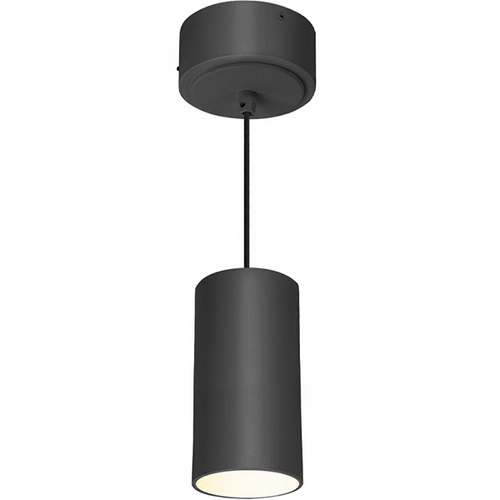 EIN-PC3002BB-EM - 22W LED 3in Cylinder Pendant Light with Emergency Battery Backup 1300 Lumens 5-CCT Selectable Dimmable Black - Euri Lighting