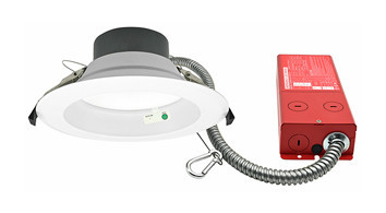 ASD-CDL7-6DA22-8EM - 6" LED Commercial Downlight 12-22W Selectable CCT with Battery Backup - ASD Lighting