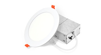 ASD-JBR-6D12WH - 6" 12W LED Wafer Downlight Selectable CCT White - ASD Lighting