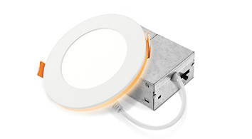 ASD-JBR-NL-4D9WH-6P - 4" LED Recessed Wafer Night Light White - ASD Lighting