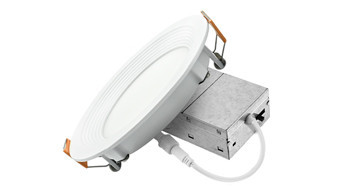 ASD-JBRB-4D9WH - 4" 9W LED Wafer Baffle Round 5CCT White - ASD Lighting